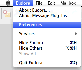 Eudora 6.x for Mac Authenticated SMTP Setup Guide - Step 2