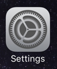 iPad iOS11 - Step 1 - Click Settings