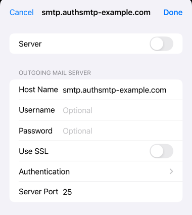 iPhone / iPad iOS18 - Step 12 - Turn the old server off