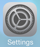iPad iOS7 - Step 1 - Click Settings