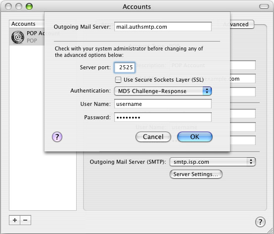 how do i view passwords in mac mail server settings