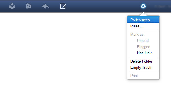 Apple Mobile Me - Step 2 - Go to preferences