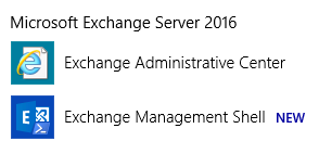 Exchange 2016 Smarthost Setup - Step 1 - Open EAC