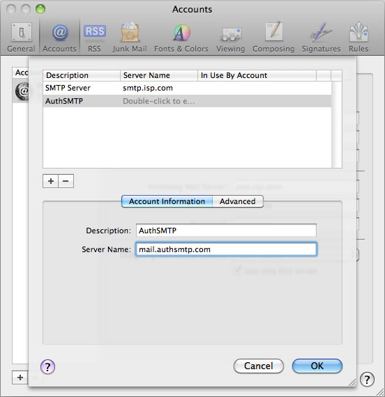 mail mac os 10.6.8